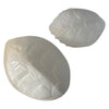 Small White Faux Turtle Shell