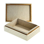 Medium Scalloped Bone Box