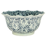 Chinese Scalloped Bowl