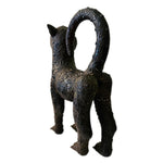 Vintage Bronze Benin Leopards Pair