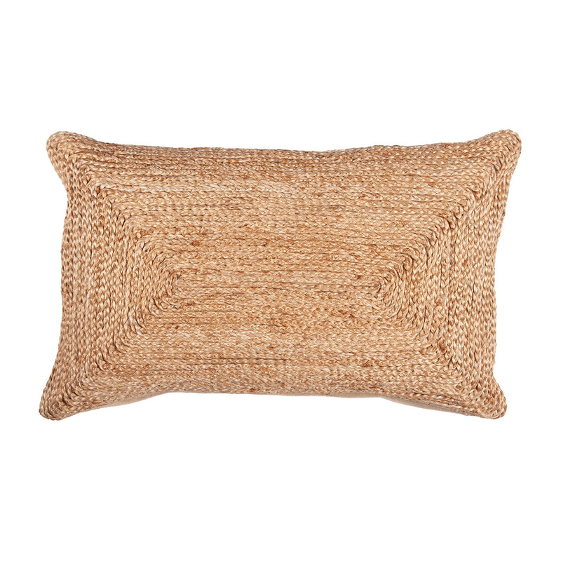 Braided Jute Lumbar Pillow