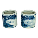 Pair Landscape Mini Pots