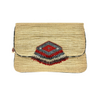 Raw Silk Envelope Clutch Bag