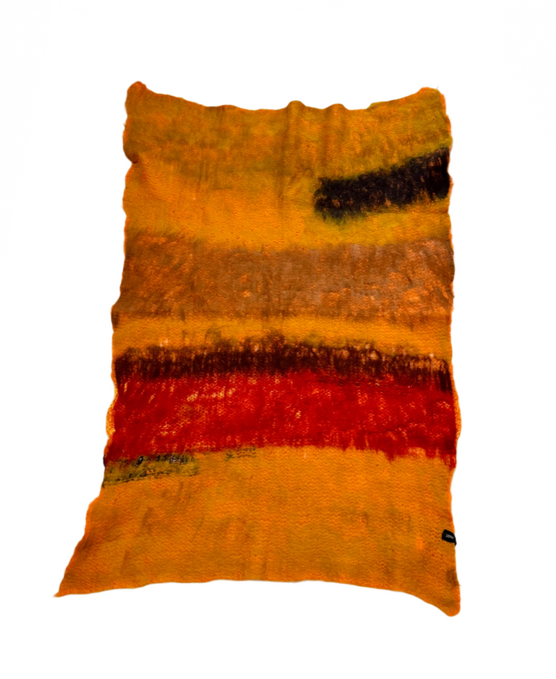 Rothko Throw Red Orange