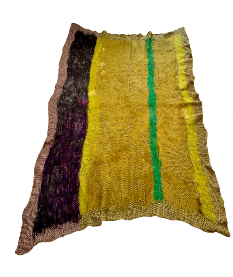 Rothko Throw Purple Green