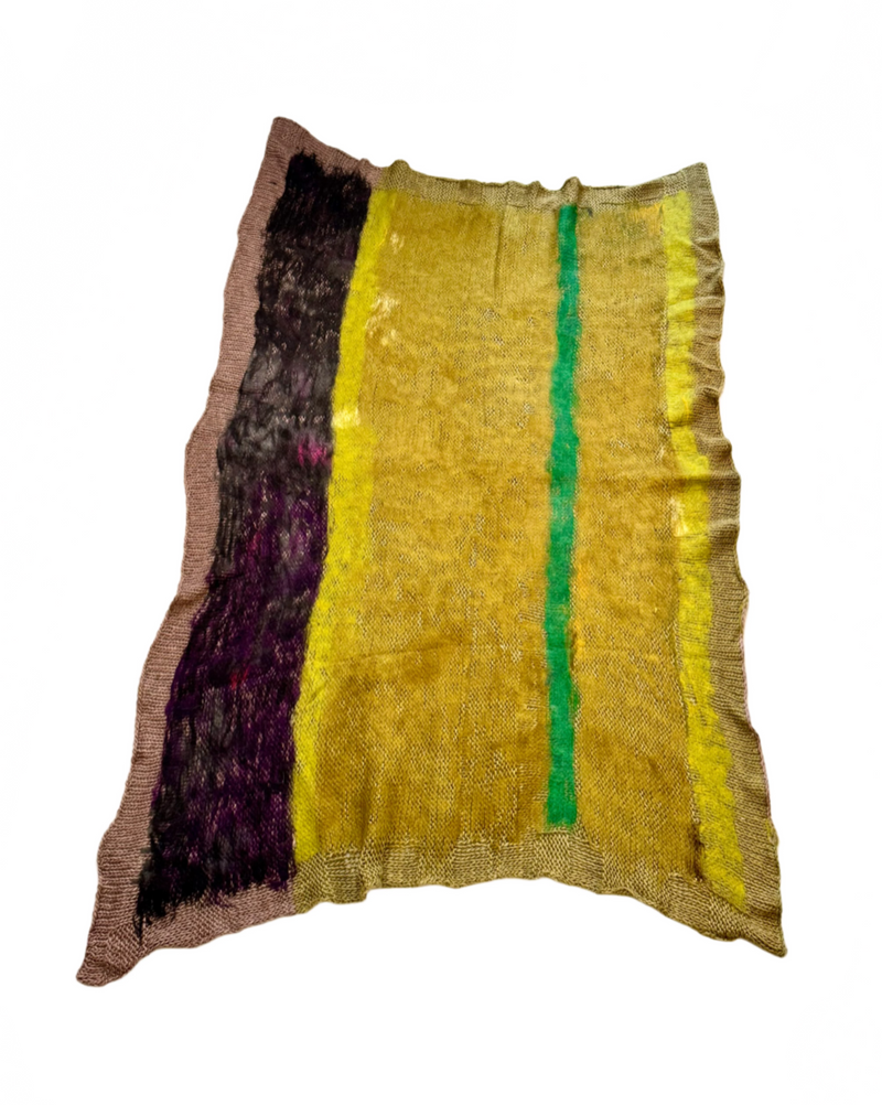 Rothko Throw Purple Green