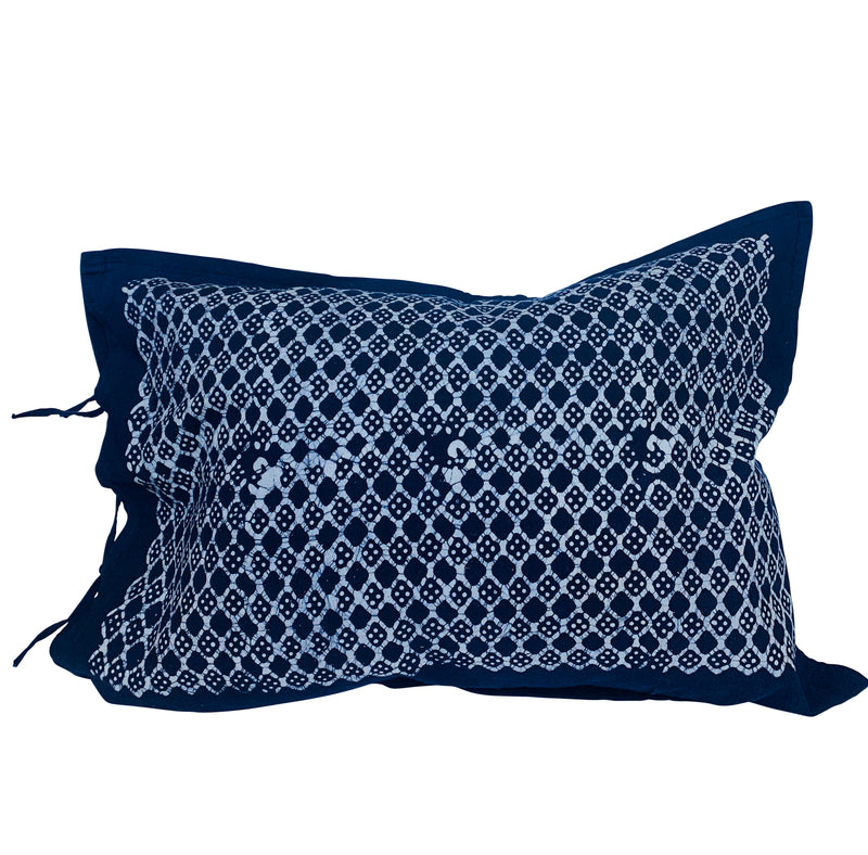Geometric Batik Pillow