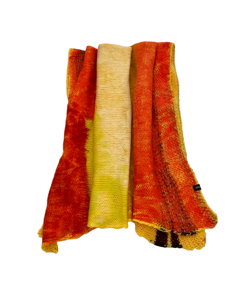 Rothko Throw Orange