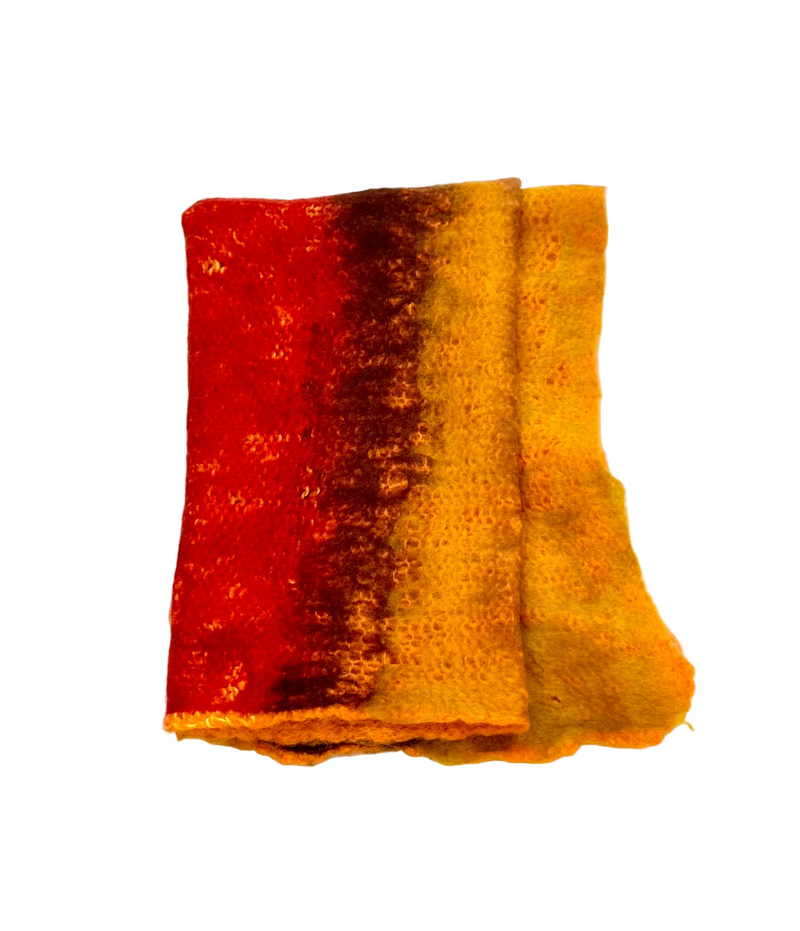 Rothko Throw Red Orange