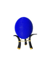 Beaded Ostrich Egg Moroccan Blue