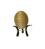Beaded Ostrich Egg Golden