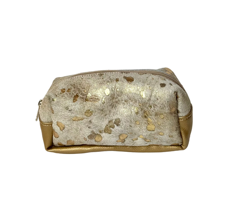 Cowhide Zipper Tote