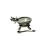 Rhino Salt Cellar with Spoon