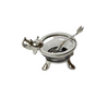 Rhino Salt Cellar with Spoon