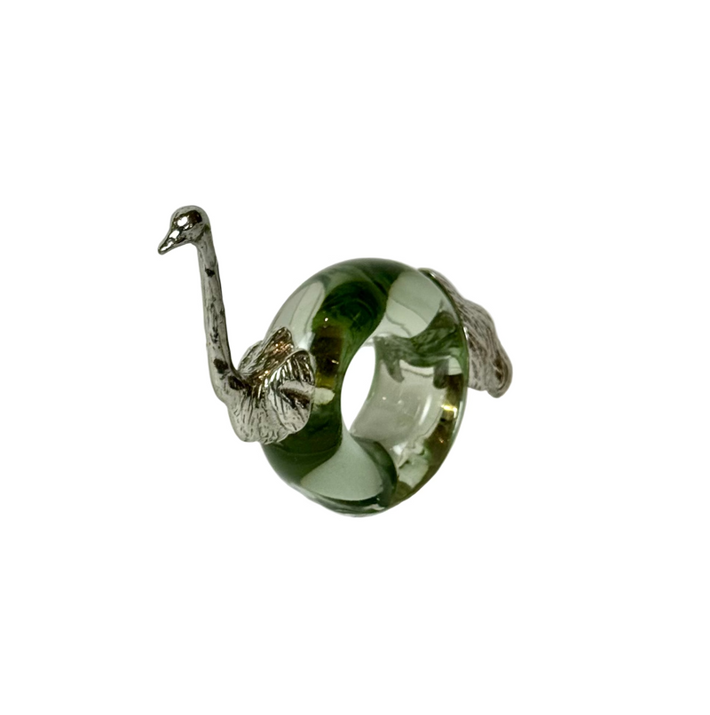 Ostrich Napkin Ring