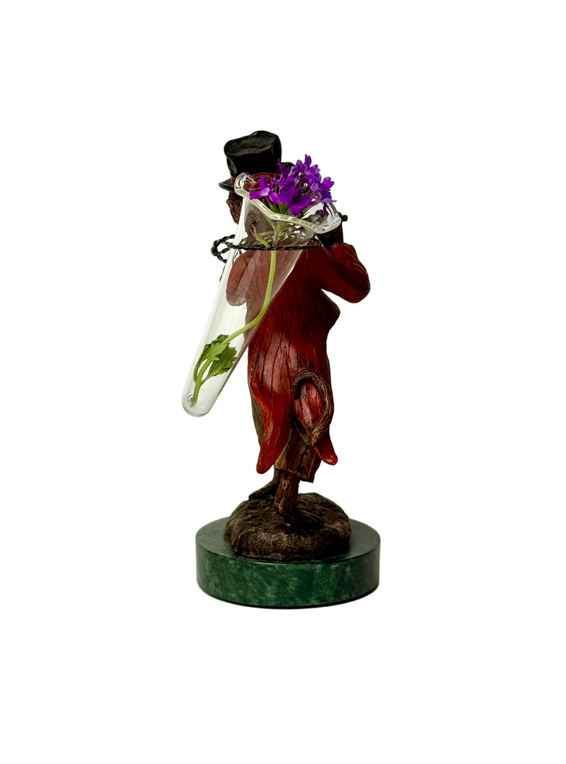 Musical Monkey Vase with Flute