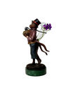 Musical Monkey Vase with Accordion