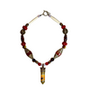 Silver and Jasper Pendant Necklace