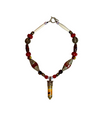 Silver and Jasper Pendant Necklace