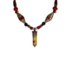 Silver and Jasper Pendant Necklace