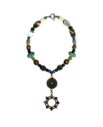 Tibetan Brass Pendant Necklace