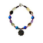 Laborite Repousse Pendant Necklace