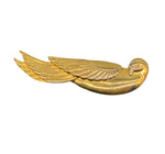 Polished Gold Bird Brooch