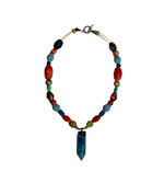 Apatite Stone Pendant Necklace