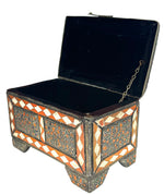 Moroccan Tooled Silverwork Box