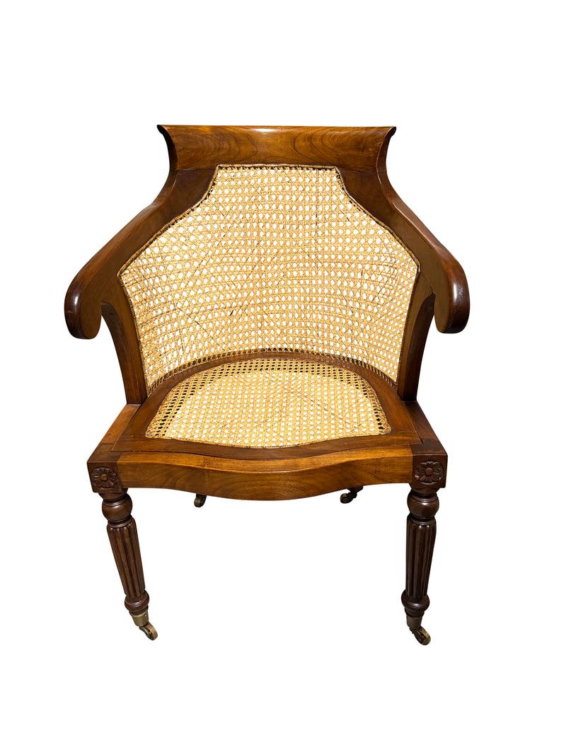 British Colonial Style Library Chair