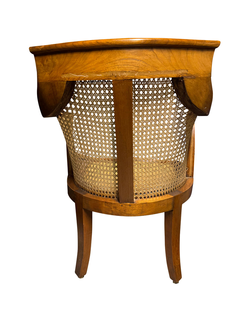 British Colonial Style Library Chair