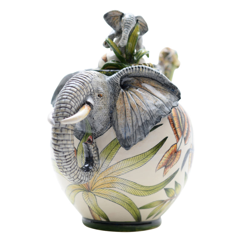 Elephant Teapot by Senzo Duma Ceramics