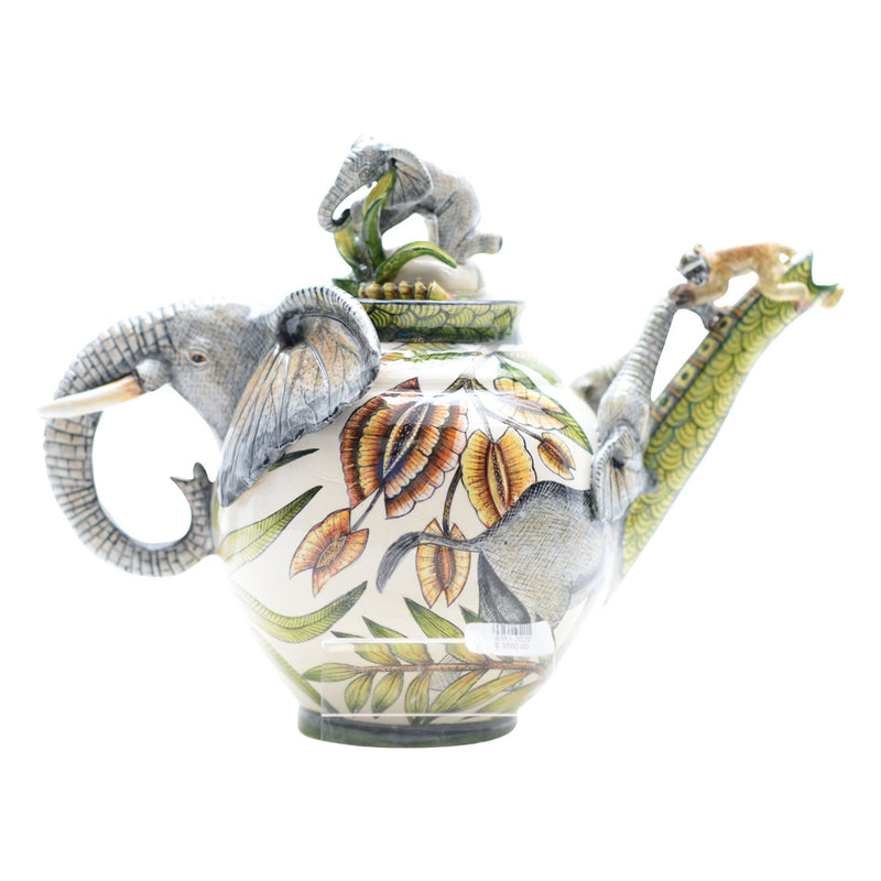 Elephant Teapot by Senzo Duma Ceramics