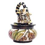 Genet Cat Jewelry Box by Senzo Duma's Ceramic Arts Studio