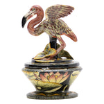 Flamingo Jewelry Box by Senzo Duma's Ceramic Arts