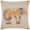 Trunk Up Elephant Pillow