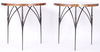 Pair of Mid-Century Copper Top Tables