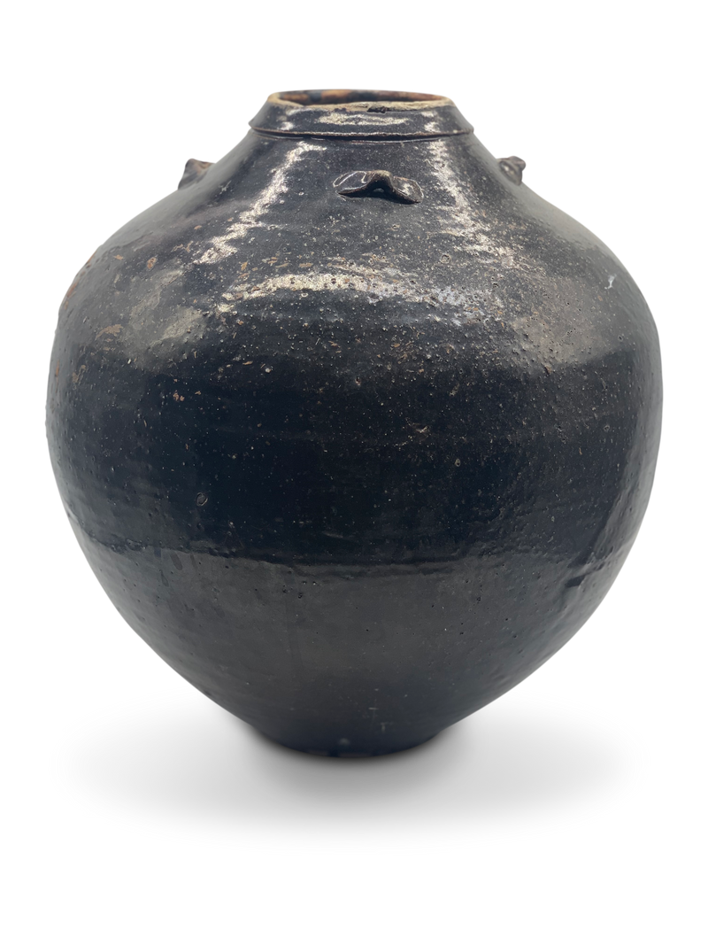 Antique Speckled Glaze Jar