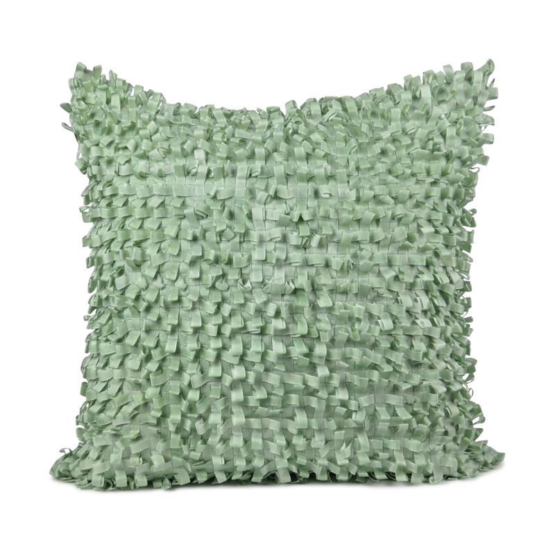 Ruched Ribbon Pillow