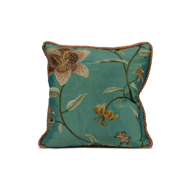 Lily Embroidery Pillow