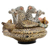 Ardmore Ceramic Leopard Two Handle Bowl