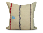 Vintage Kantha Cloth Textile Pillow