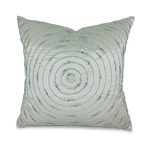 Silver Sparkle Circle Pillow