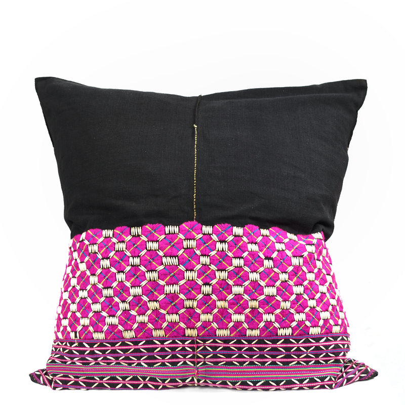 African Textile Pillow