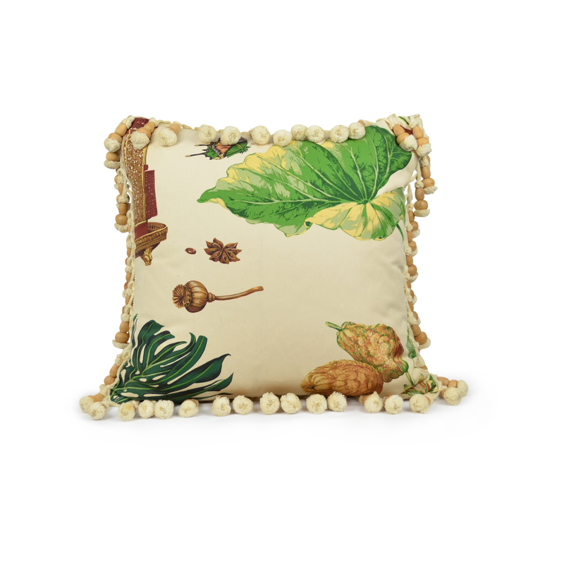 Wood Bead Whisper Pillow