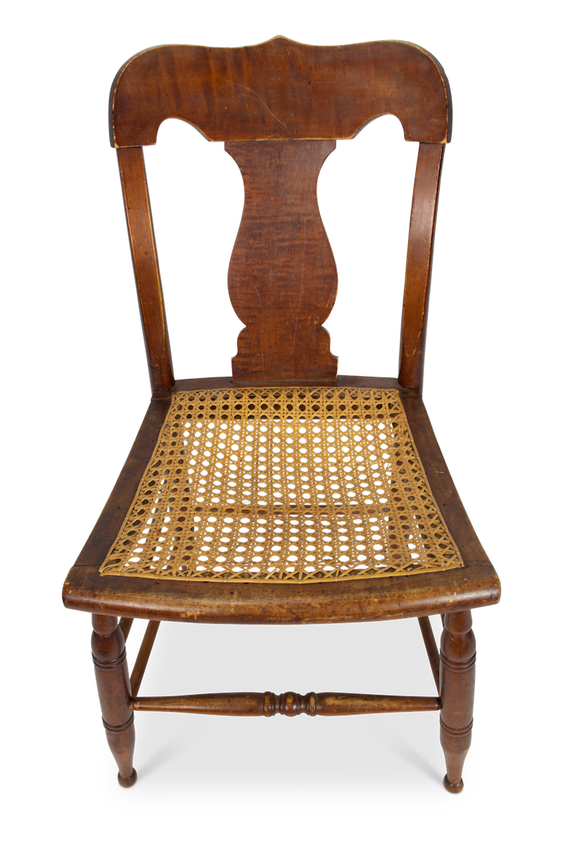 Vintage Spindle Leg Side Chair