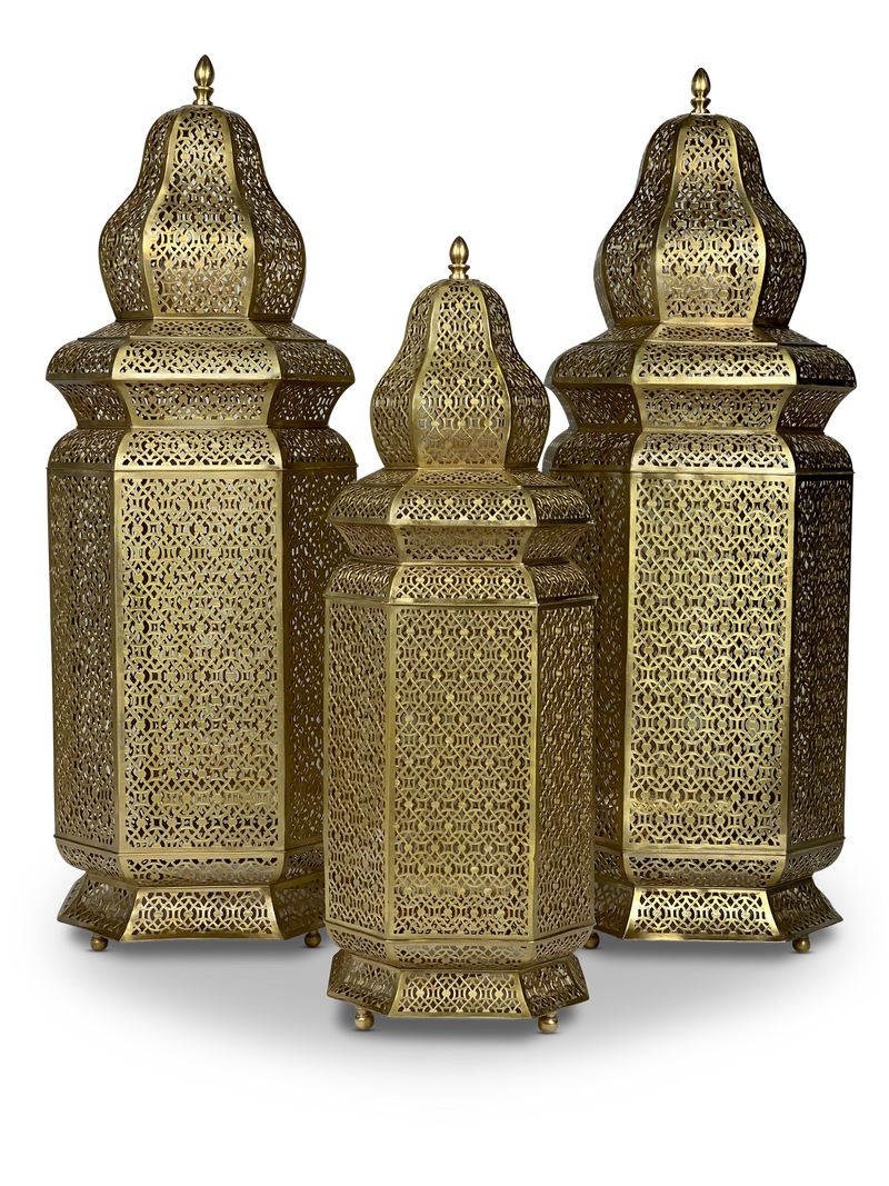 Moroccan Golden Lantern - Small