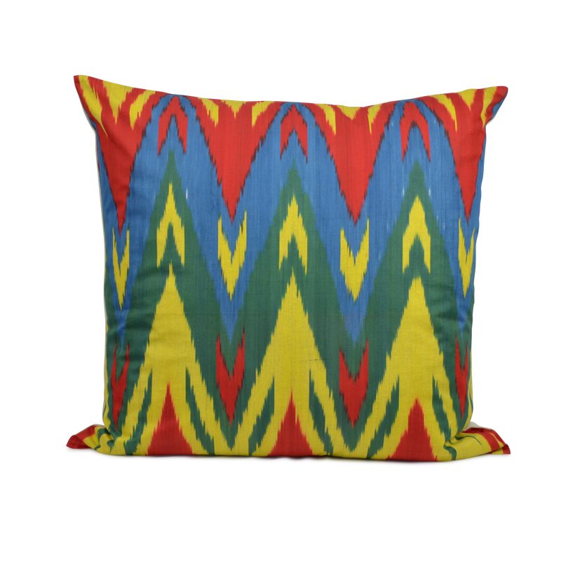 Vintage Ikat Euro Pillow