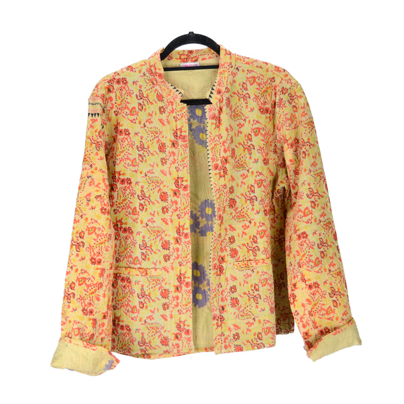 Kantha Cloth Jacket - XL