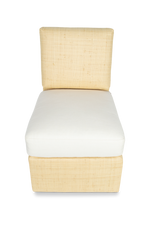 Raffia Slipper Chair